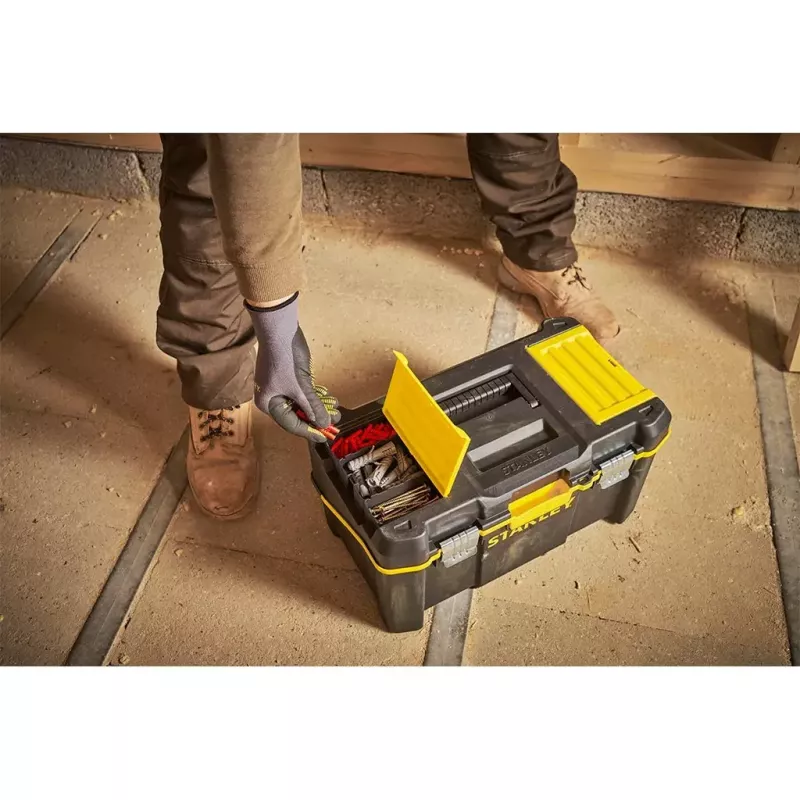 Hardcase koffer Stanley STST83397-1 kunststof 22 kg zwart geel
