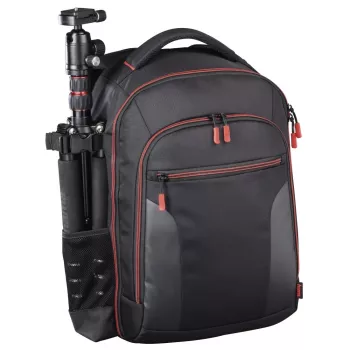 Hama Miami rugzak-tas zwart, rood