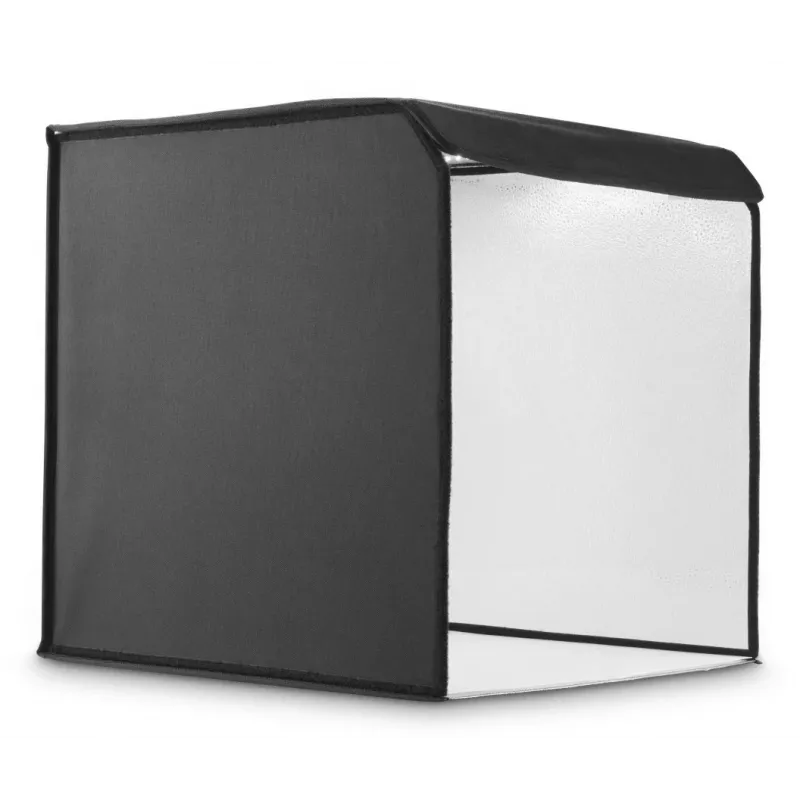 Mini-fotostudio HAMA opvouwbare box met LED-ringlicht 50×50 cm, model 00004664