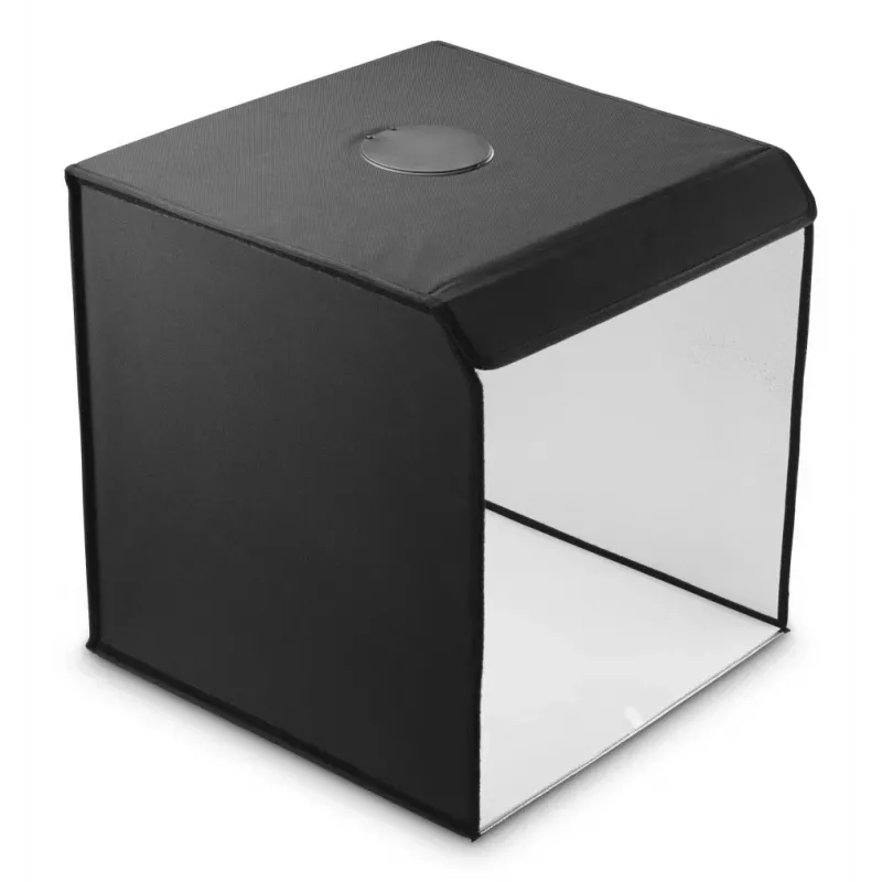 Mini-fotostudio HAMA opvouwbare box met LED-ringlicht 50×50 cm, model 00004664