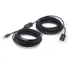 Techly IUSB-REP220TY3 USB-kabel USB 2.0 20 m USB A zwart