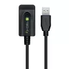 Techly IUSB-REP220TY3 USB-kabel USB 2.0 20 m USB A zwart