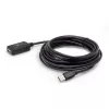 Techly IUSB-REP220TY3 USB-kabel USB 2.0 20 m USB A zwart