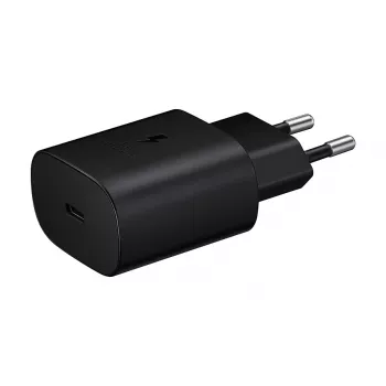 Wandlader Samsung EP-TA800XBEGEU 25W USB-C snelladen, compacte AC-adapter