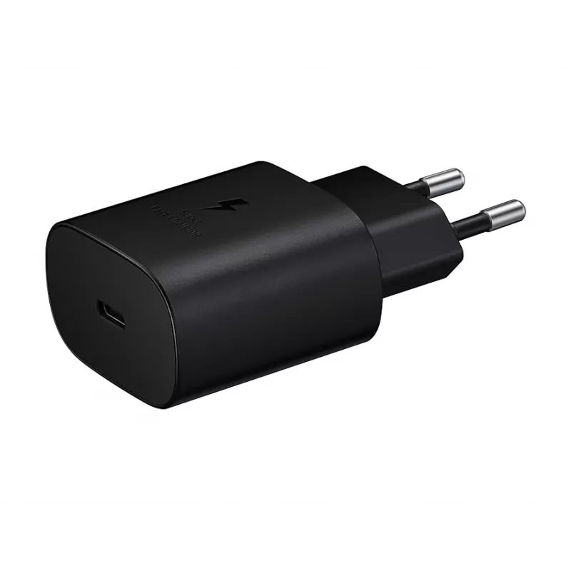 Wandlader Samsung EP-TA800XBEGEU 25W USB-C snelladen, compacte AC-adapter