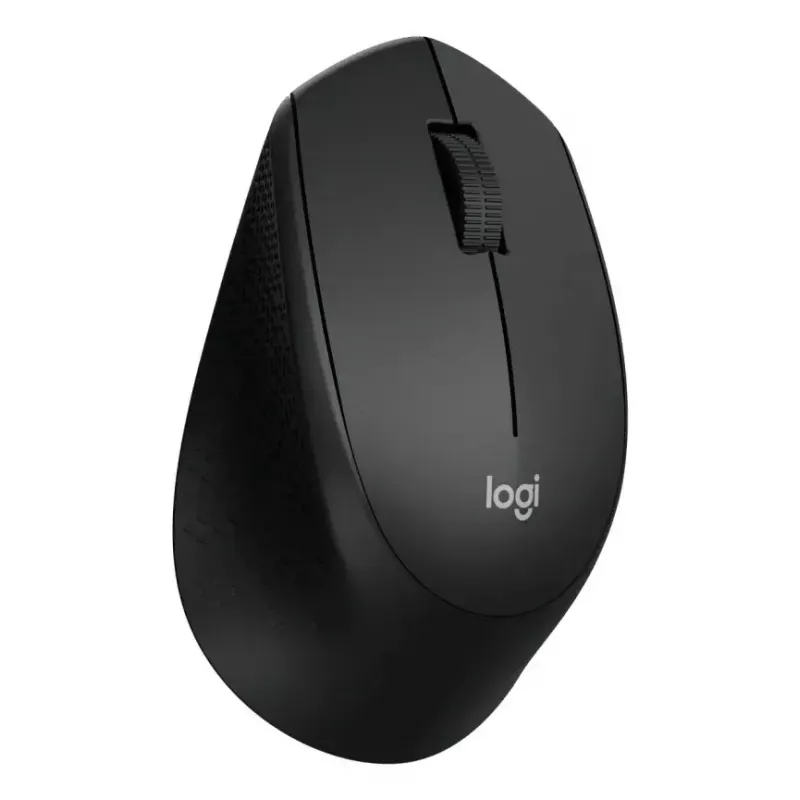 Logitech muis M330 SILENT PLUS — RF draadloos, rechtshandig, 1000 DPI, 3 knoppen, scrollwiel, zwart, op batterijen