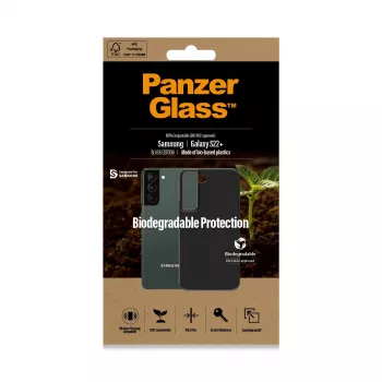 Hoesje PanzerGlass Samsung Galaxy S22 Plus Zwart Biologisch afbreekbaar