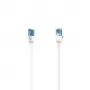 Hama 00200685 netwerkkabel wit 5 m Cat6a U/UTP (UTP)