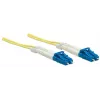 Intellinet glasvezel-patchkabel, OS2, LC/LC, 5 m, geel, duplex, singlemode, 9/125 µm, LSZH, vezel, levenslange garantie