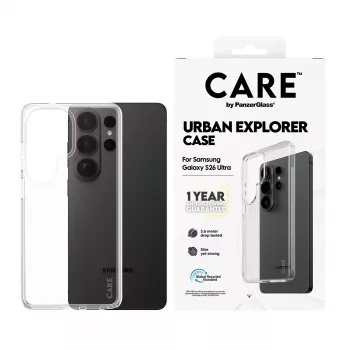Beschermhoes PanzerGlass CARE by Urban Explorer Case voor Samsung Galaxy S26 Ultra, transparant