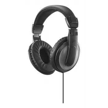 Hama Shell II hoofdtelefoon bedraad hoofdband muziek zwart, donkergrijs