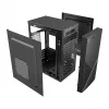 Computerbehuizing Gembird CCC-FC-K170, mATX, zwart