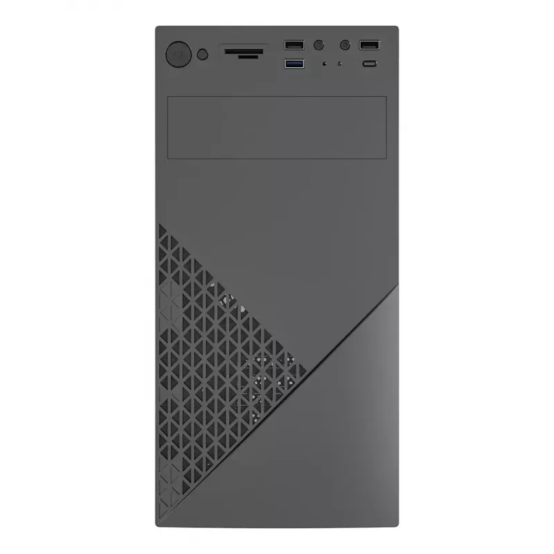 Computerbehuizing Gembird CCC-FC-K170, mATX, zwart