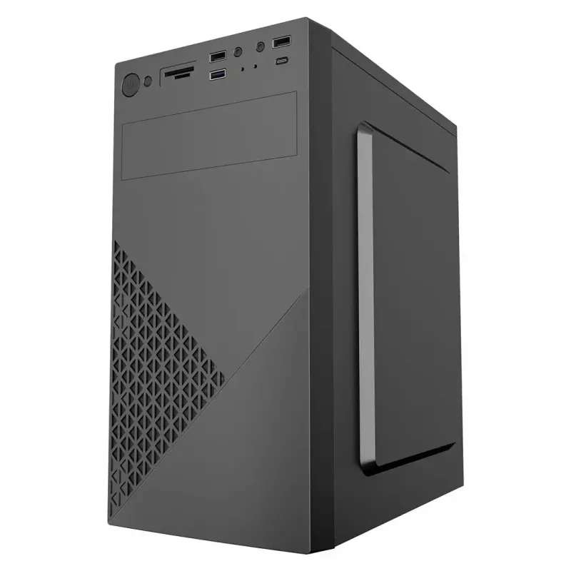 Computerbehuizing Gembird CCC-FC-K170, mATX, zwart