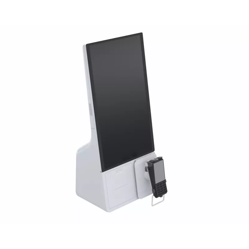 Ergonomic Solutions SKS001-32 SpacePole DuraTilt frontplaat voor Samsung Kiosk, wit