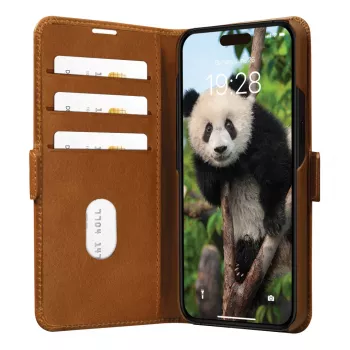 dbramante1928 Copenhagen - iPhone 17e/16e/15/14/13 - tan, folio, Apple, iPhone 17e/16e/15/14/13, bruin