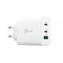 j5create JUP3365E-EN 65W GaN USB-C® 3-poorts oplader, binnen, AC, wit