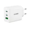 j5create JUP3365E-EN 65W GaN USB-C® 3-poorts oplader, binnen, AC, wit