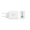 j5create JUP3365E-EN 65W GaN USB-C® 3-poorts oplader, binnen, AC, wit