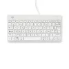 R-Go Tools ergonomisch toetsenbord R-Go Compact Break, compact toetsenbord met pauzesoftware, AZERTY (FR), bedraad, wit
