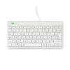 R-Go Tools ergonomisch toetsenbord R-Go Compact Break, compact toetsenbord met pauzesoftware, AZERTY (FR), bedraad, wit