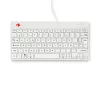 R-Go Tools ergonomisch toetsenbord R-Go Compact Break, compact toetsenbord met pauzesoftware, AZERTY (FR), bedraad, wit