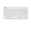R-Go Tools ergonomisch toetsenbord R-Go Compact Break, compact toetsenbord met pauzesoftware, AZERTY (FR), Bluetooth, wit