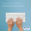 R-Go Tools ergonomisch toetsenbord R-Go Compact Break, compact toetsenbord met pauzesoftware, AZERTY (FR), Bluetooth, wit