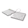 R-Go Tools ergonomisch toetsenbord R-Go Split Break met pauzesoftware, ergonomisch gesplitst toetsenbord, AZERTY (FR), Bluetooth, wit