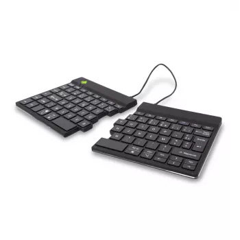 R-Go Tools ergonomisch toetsenbord R-Go Split Break met pauzesoftware, ergonomisch gesplitst toetsenbord, AZERTY (FR), Bluetooth, zwart