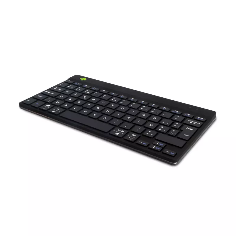 R-Go Tools ergonomisch toetsenbord R-Go Compact Break, compact toetsenbord met pauzesoftware, AZERTY (BE), Bluetooth, zwart