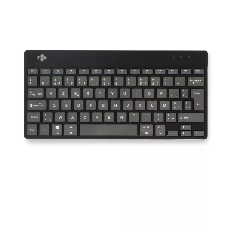 R-Go Tools ergonomisch toetsenbord R-Go Compact Break, compact toetsenbord met pauzesoftware, AZERTY (BE), Bluetooth, zwart