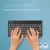 R-Go Tools ergonomisch toetsenbord R-Go Compact Break, compact toetsenbord met pauzesoftware, AZERTY (BE), Bluetooth, zwart