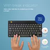 R-Go Tools ergonomisch toetsenbord R-Go Compact Break, compact toetsenbord met pauzesoftware, AZERTY (BE), Bluetooth, zwart
