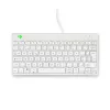 R-Go Tools ergonomisch toetsenbord R-Go Compact Break, compact toetsenbord met pauzesoftware, AZERTY (BE), bedraad, wit