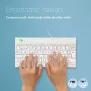 R-Go Tools ergonomisch toetsenbord R-Go Compact Break, compact toetsenbord met pauzesoftware, AZERTY (BE), bedraad, wit
