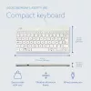 R-Go Tools ergonomisch toetsenbord R-Go Compact Break, compact toetsenbord met pauzesoftware, AZERTY (BE), bedraad, wit