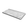 R-Go Tools ergonomisch toetsenbord R-Go Compact Break, compact toetsenbord met pauzesoftware, AZERTY (BE), Bluetooth, wit