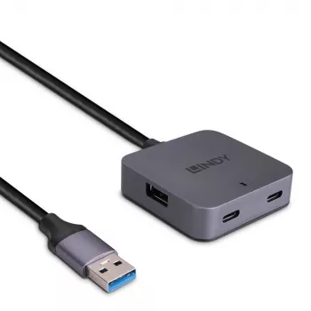 Lindy 5m USB 3.0 hub 4 poorten