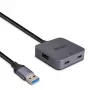 Lindy 5m USB 3.0 hub 4 poorten