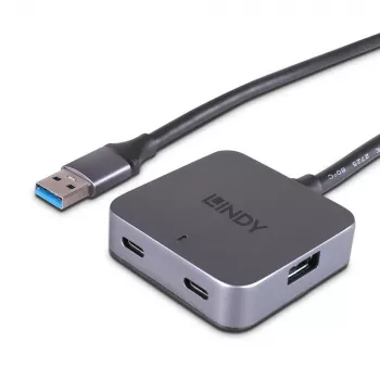 Lindy 5m USB 3.0 hub 4 poorten