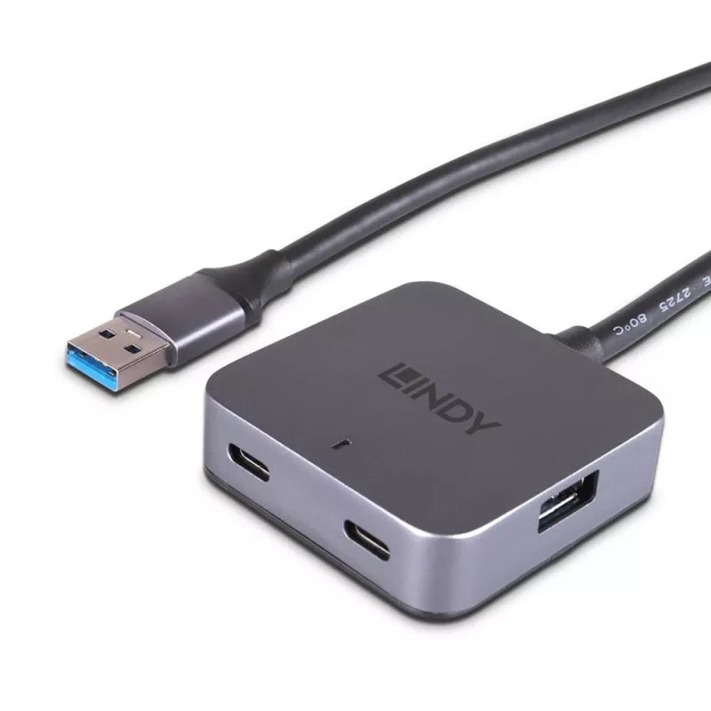 Lindy 5m USB 3.0 hub 4 poorten