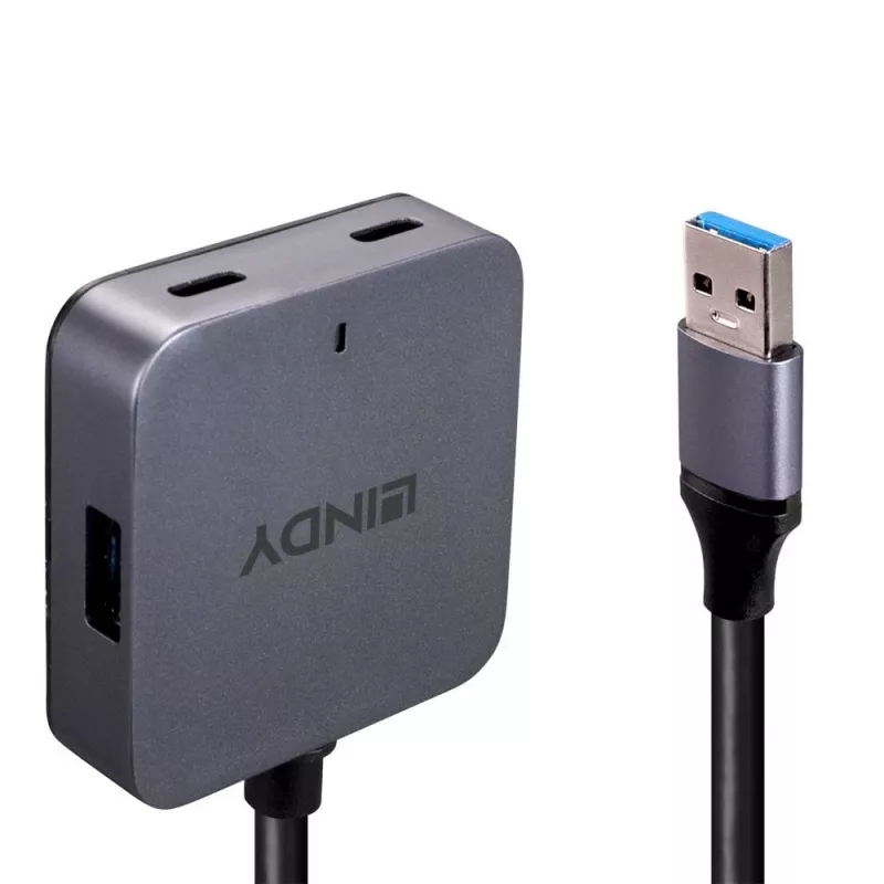 Lindy 5m USB 3.0 hub 4 poorten