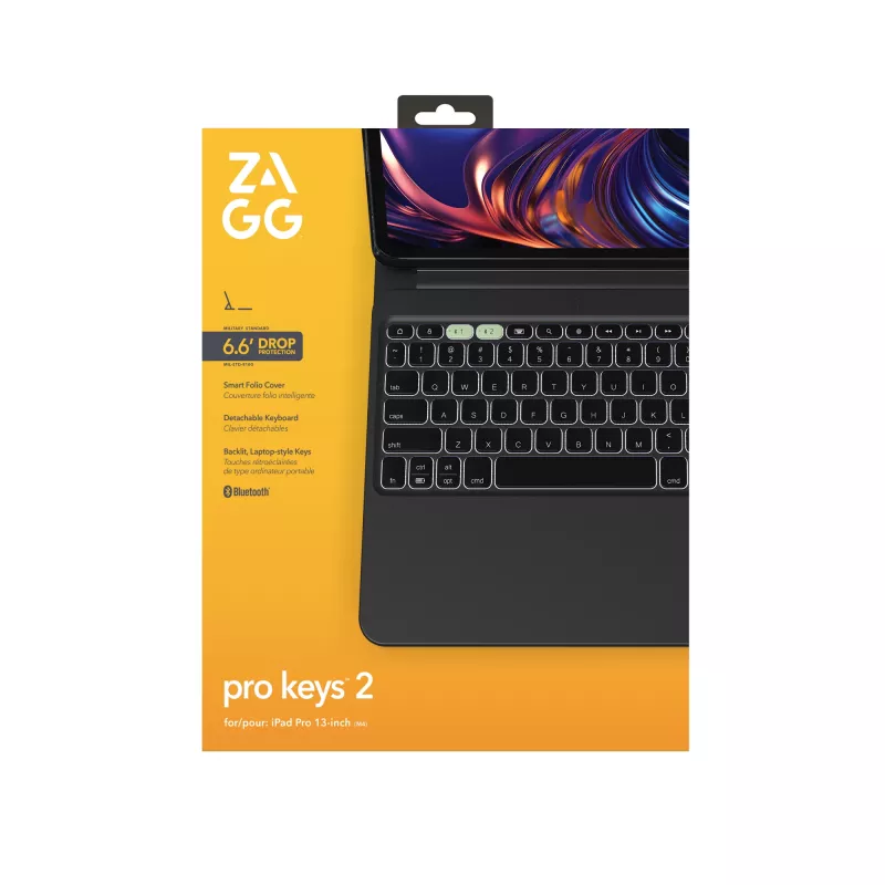 ZAGG Pro Keys 2 QWERTY UK Engels Bluetooth zwart