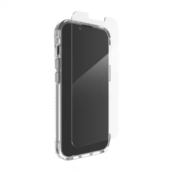ZAGG Luxe + Glass 360 bundel iPhone 17e/16e/14/13 transparant, hoesje, Apple, iPhone 17e/16e/14/13, 15,5 cm (6,1 inch), transparant