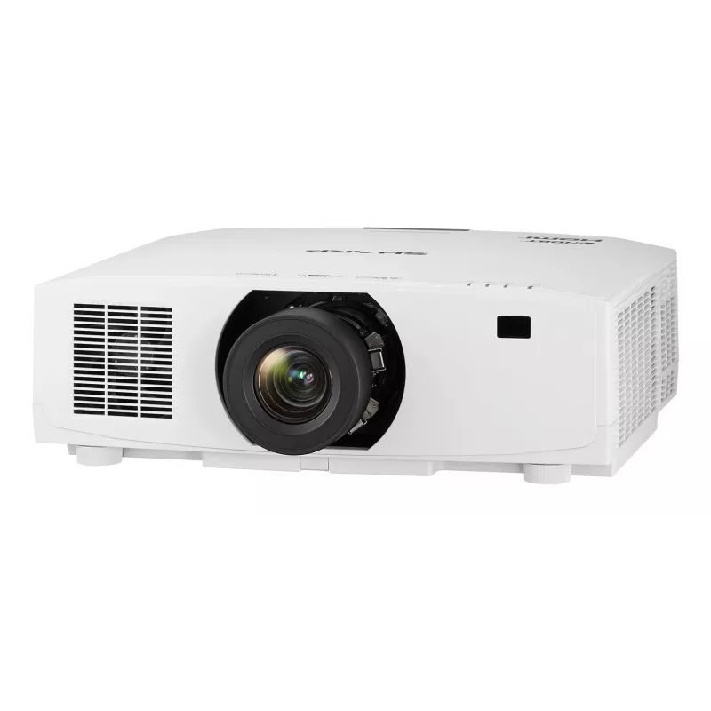 Sharp NEC V801U (XP-V801U-W) 3LCD-laserprojector, 8000 ANSI-lumen, WUXGA (1920x1200), 3D, gemotoriseerde scherpstelling, zonder lens, wit