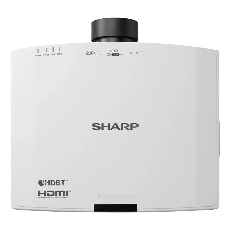 Sharp NEC V801U (XP-V801U-W) 3LCD-laserprojector, 8000 ANSI-lumen, WUXGA (1920x1200), 3D, gemotoriseerde scherpstelling, zonder lens, wit
