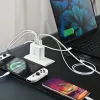 j5 create 70W GaN USB-C 4-poorts oplader — binnen, AC-gevoed, universeel compatibel, wit