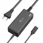 USB-C PD voedingsadapter j5create JUP1265 — 65W, binnen, zwart, kunststof, 118×32×50 mm (EU)