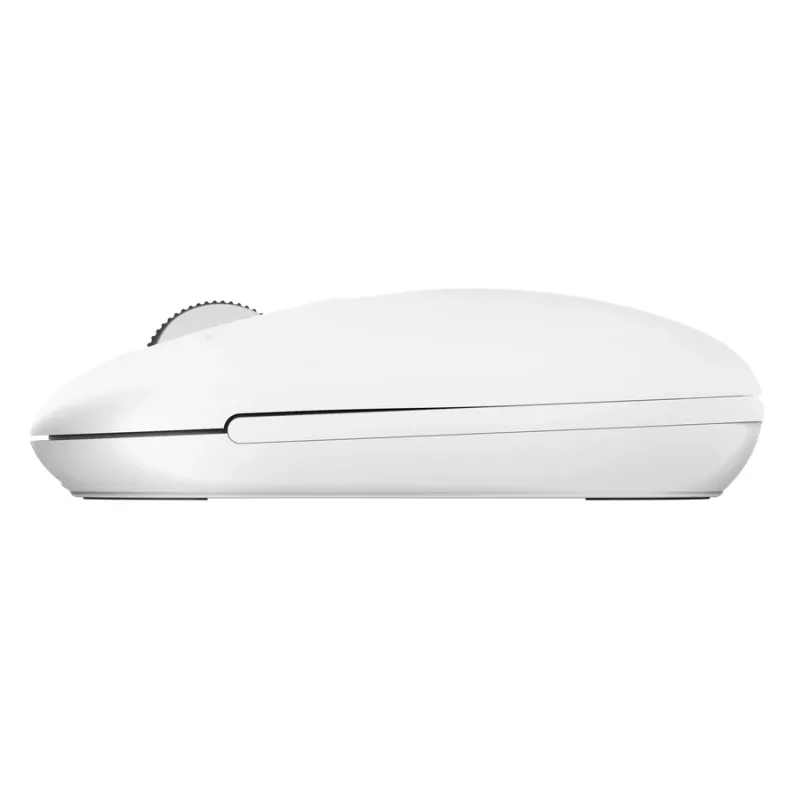 Draadloze officemuis TRUST Seron slank Multi – voor beide handen, RF + Bluetooth, optisch 3200 DPI, 7 toetsen, wit